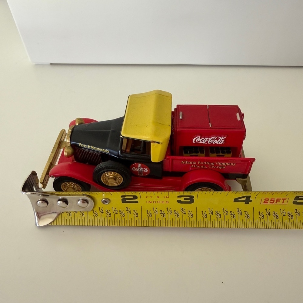 Coca Cola Vintage Delivery Truck - Red, Yellow, Black, and Gold - Picture 8 of 9
